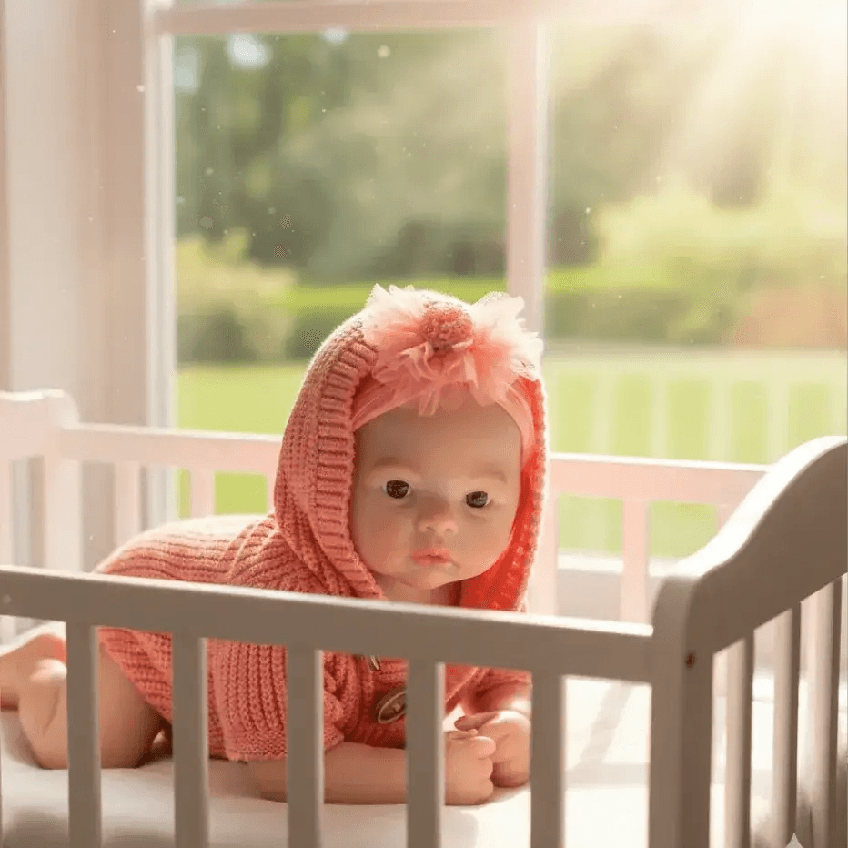 Silicone Reborn Doll Meadow 45cm Open Mouth Washable -  ToylandEU™