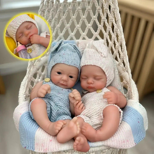 Silicone Reborn Doll Open Mouth 13 Inch Lifelike -  ToylandEU™