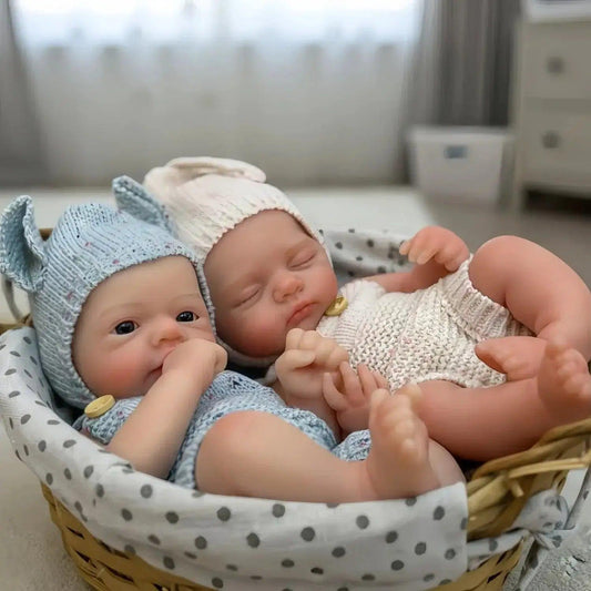  Silicone Reborn Doll Open Mouth 13 Inch Lifelike -  ToylandEU™