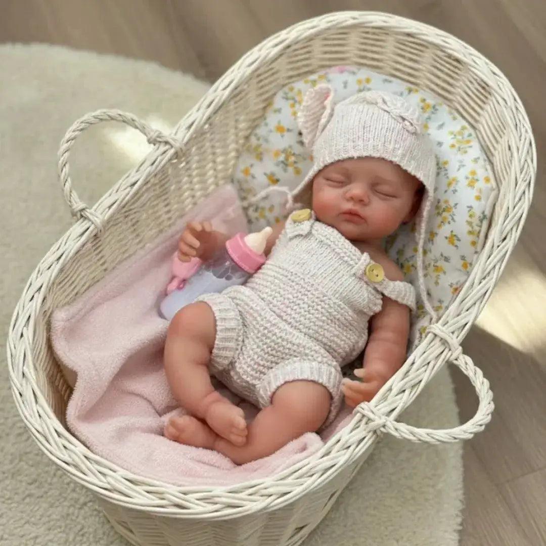  Silicone Reborn Doll Open Mouth 13 Inch Lifelike -  ToylandEU™