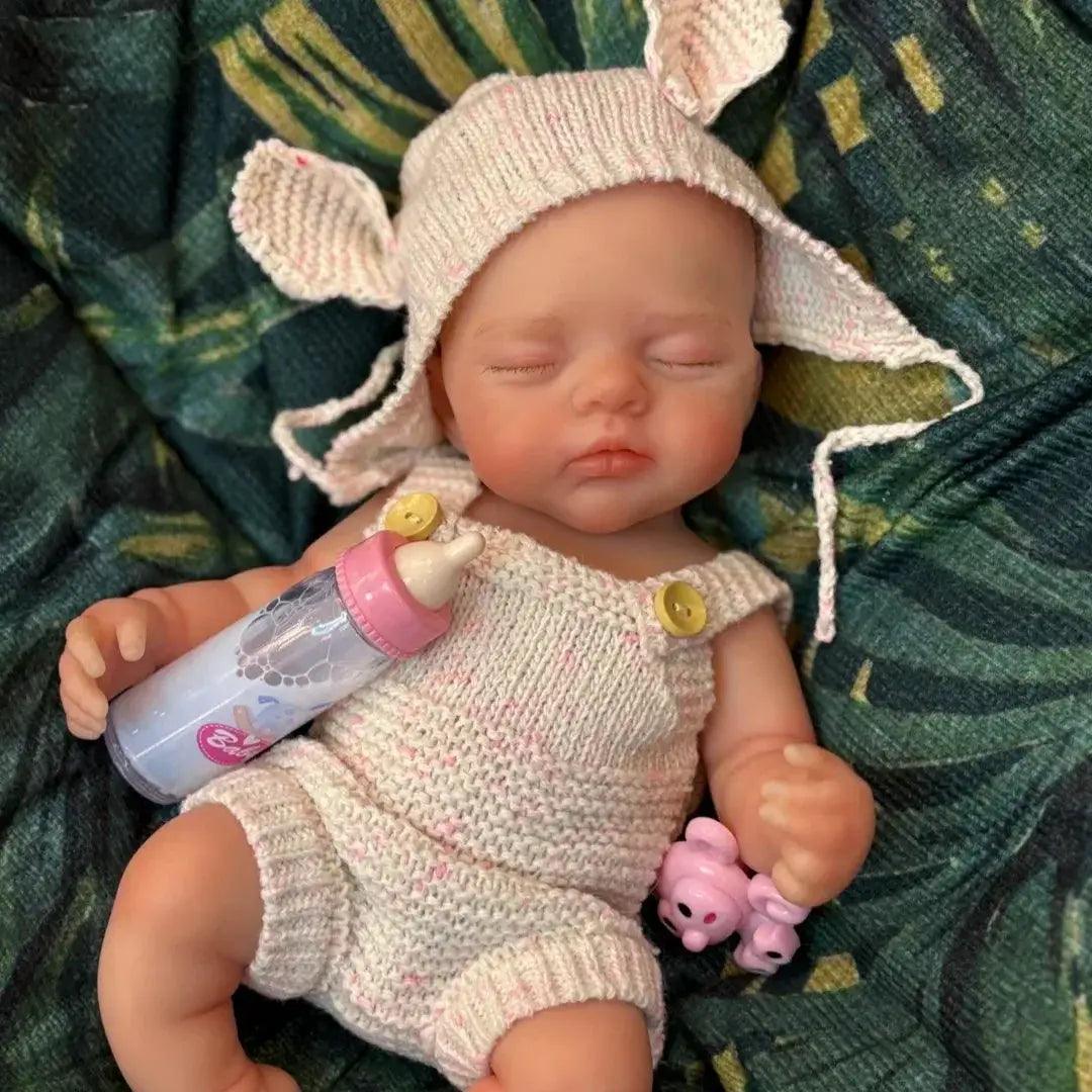  Silicone Reborn Doll Open Mouth 13 Inch Lifelike -  ToylandEU™