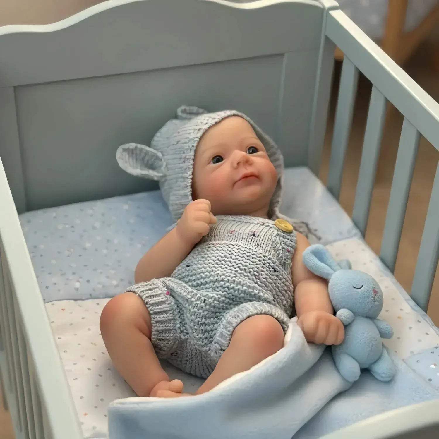 Silicone Reborn Doll Open Mouth 13 Inch Soft Washable Body - ToylandEU