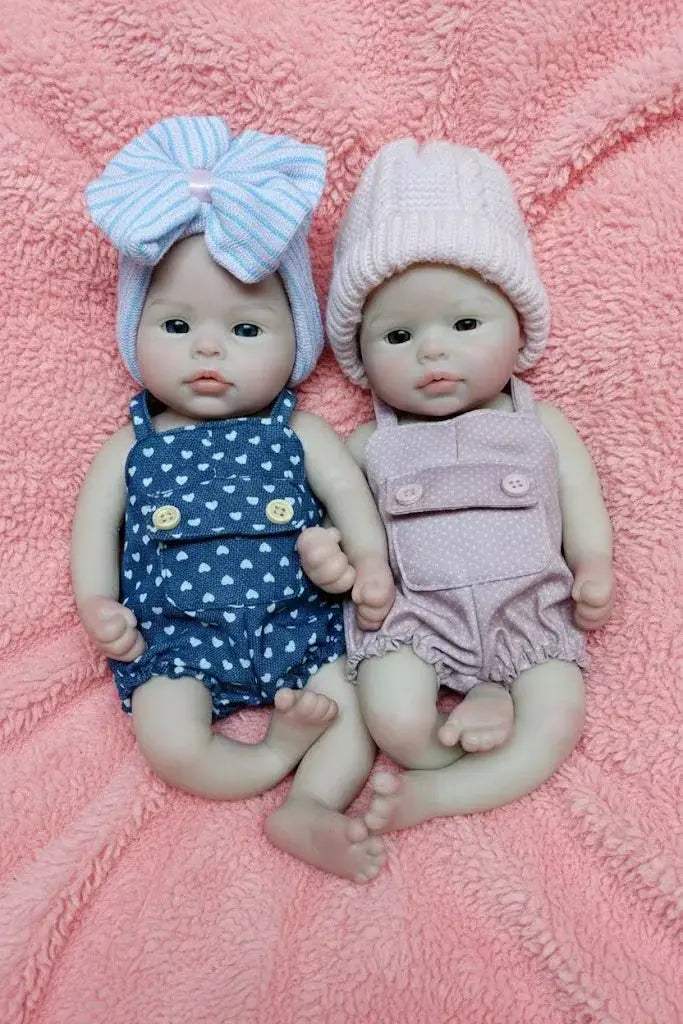 Silicone Reborn Doll Open Mouth With Painted Soft Skin - ToylandEU