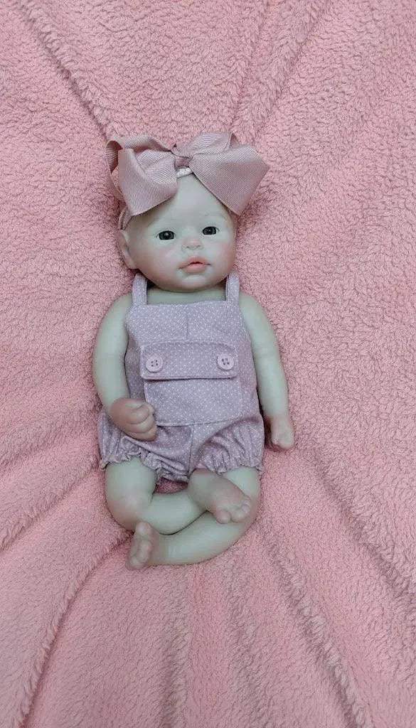 Silicone Reborn Doll Open Mouth With Painted Soft Skin - ToylandEU