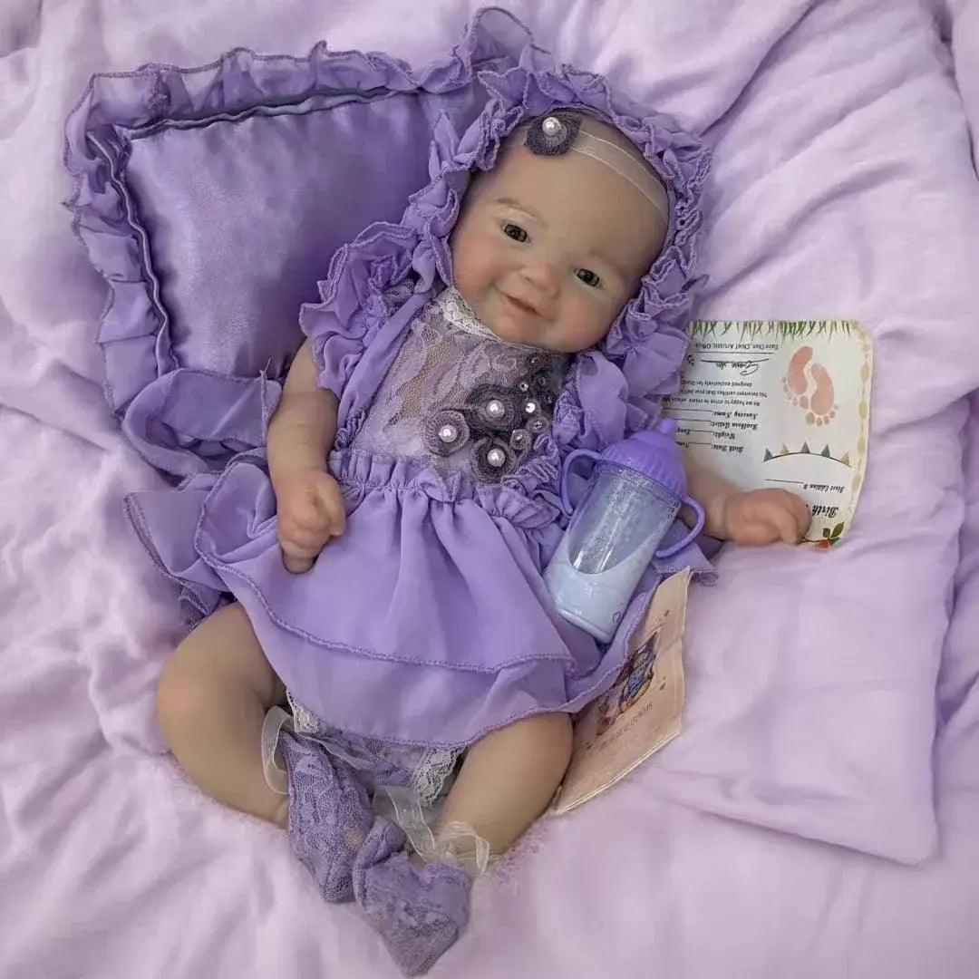  Silicone Reborn Doll Soft Touch 17 Inch Open Mouth -  ToylandEU™