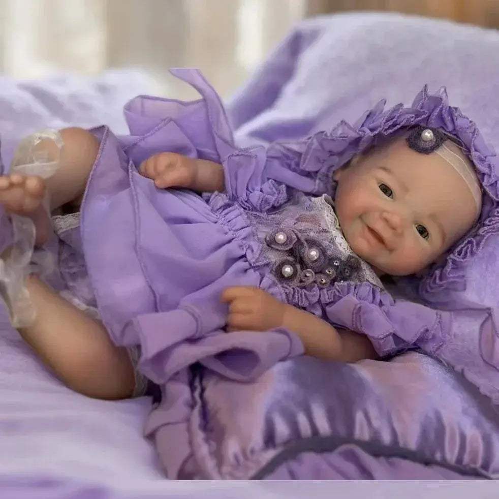  Silicone Reborn Doll Soft Touch 17 Inch Open Mouth -  ToylandEU™
