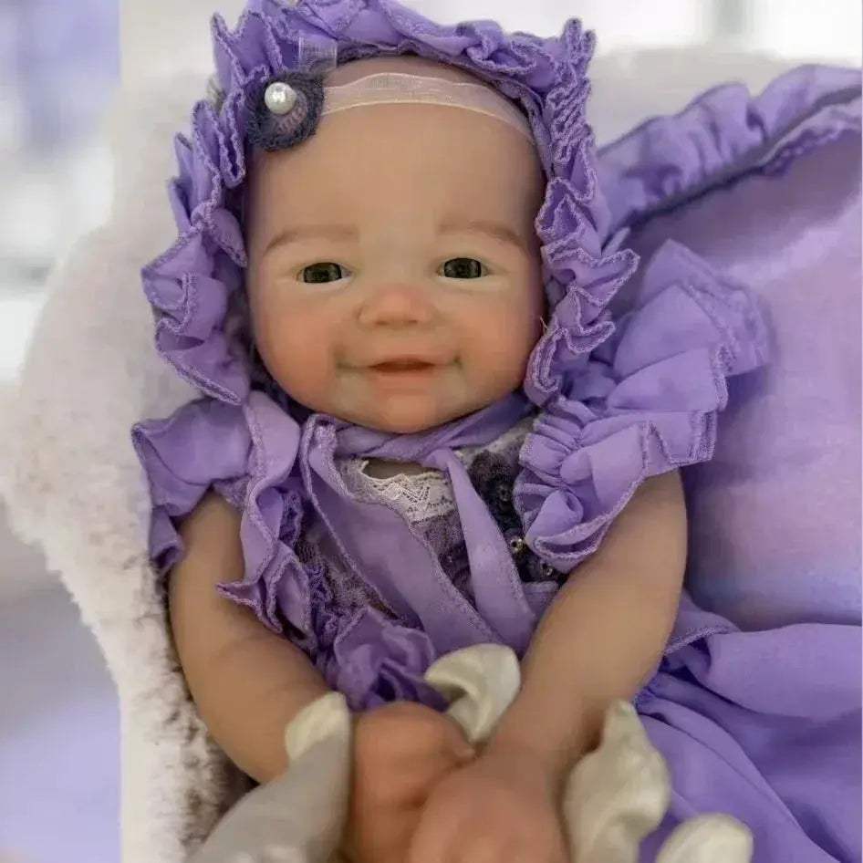 Silicone Reborn Doll Soft Touch 17 Inch Open Mouth -  ToylandEU™