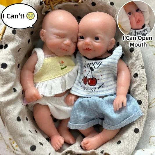  Silicone Reborn Doll Soft Touch 20cm Lifelike Newborn -  ToylandEU™