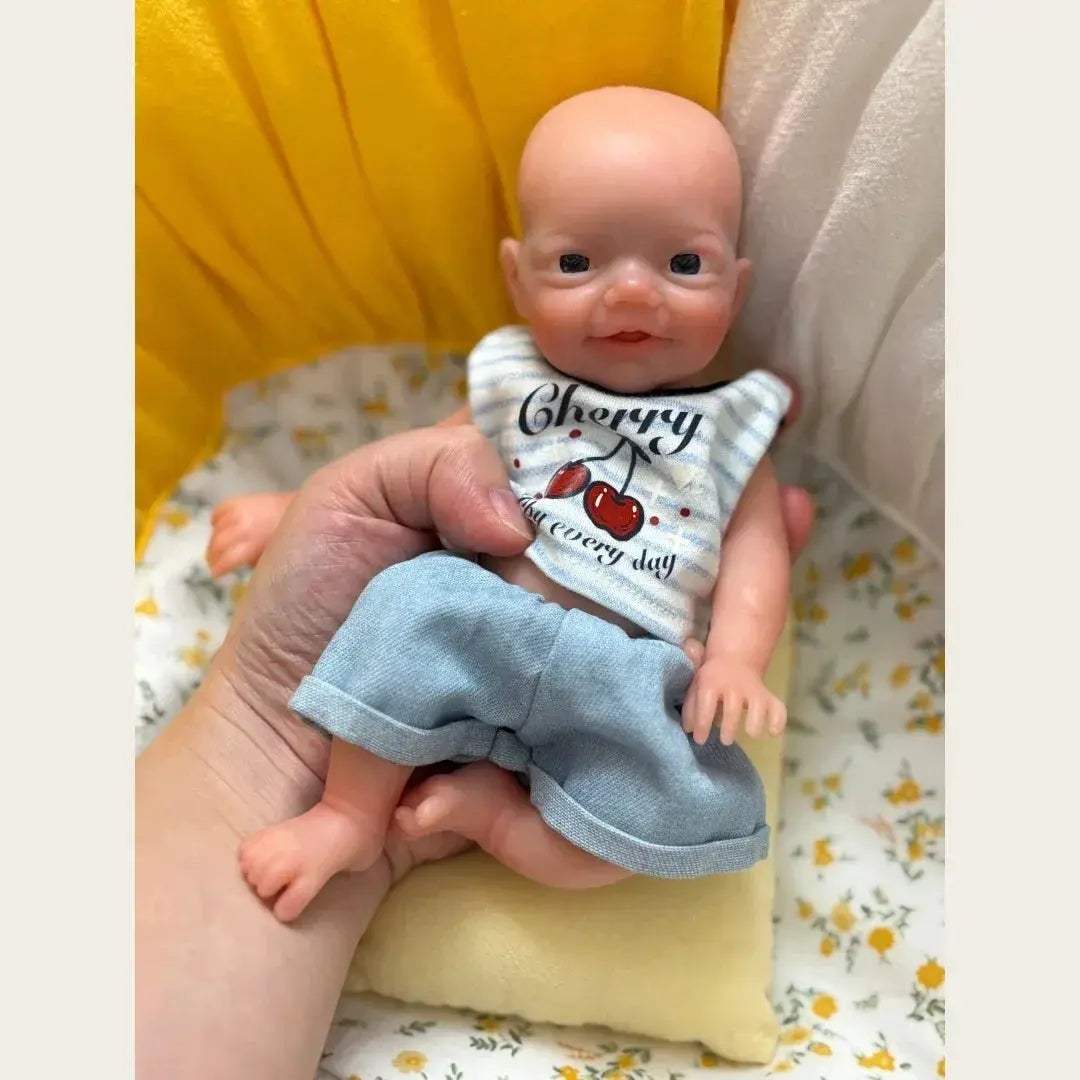  Silicone Reborn Doll Soft Touch 20cm Lifelike Newborn -  ToylandEU™