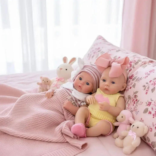  Silicone Reborn Doll Soft Washable Open Mouth Meadow -  ToylandEU™