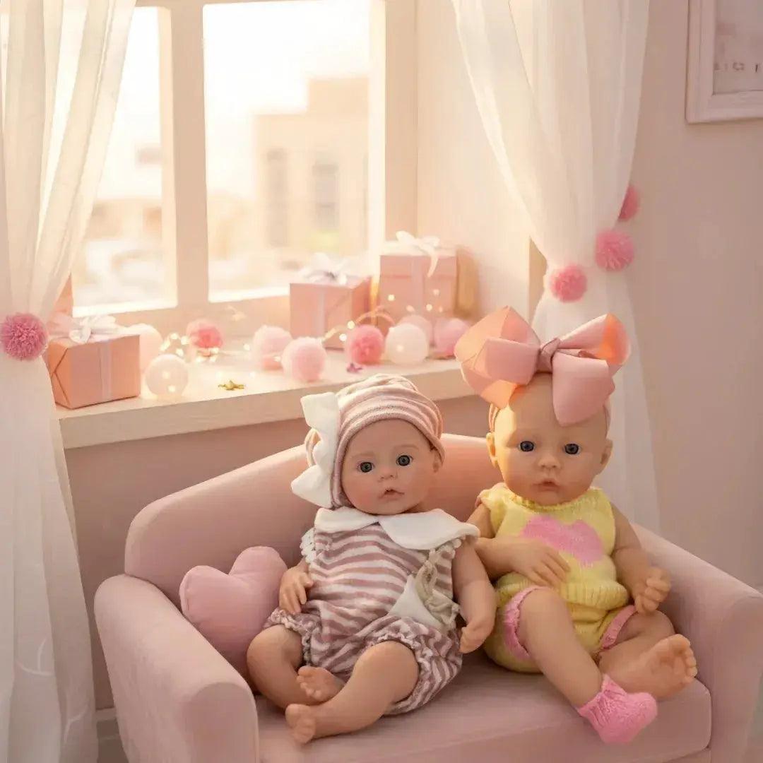  Silicone Reborn Doll Soft Washable Open Mouth Meadow -  ToylandEU™
