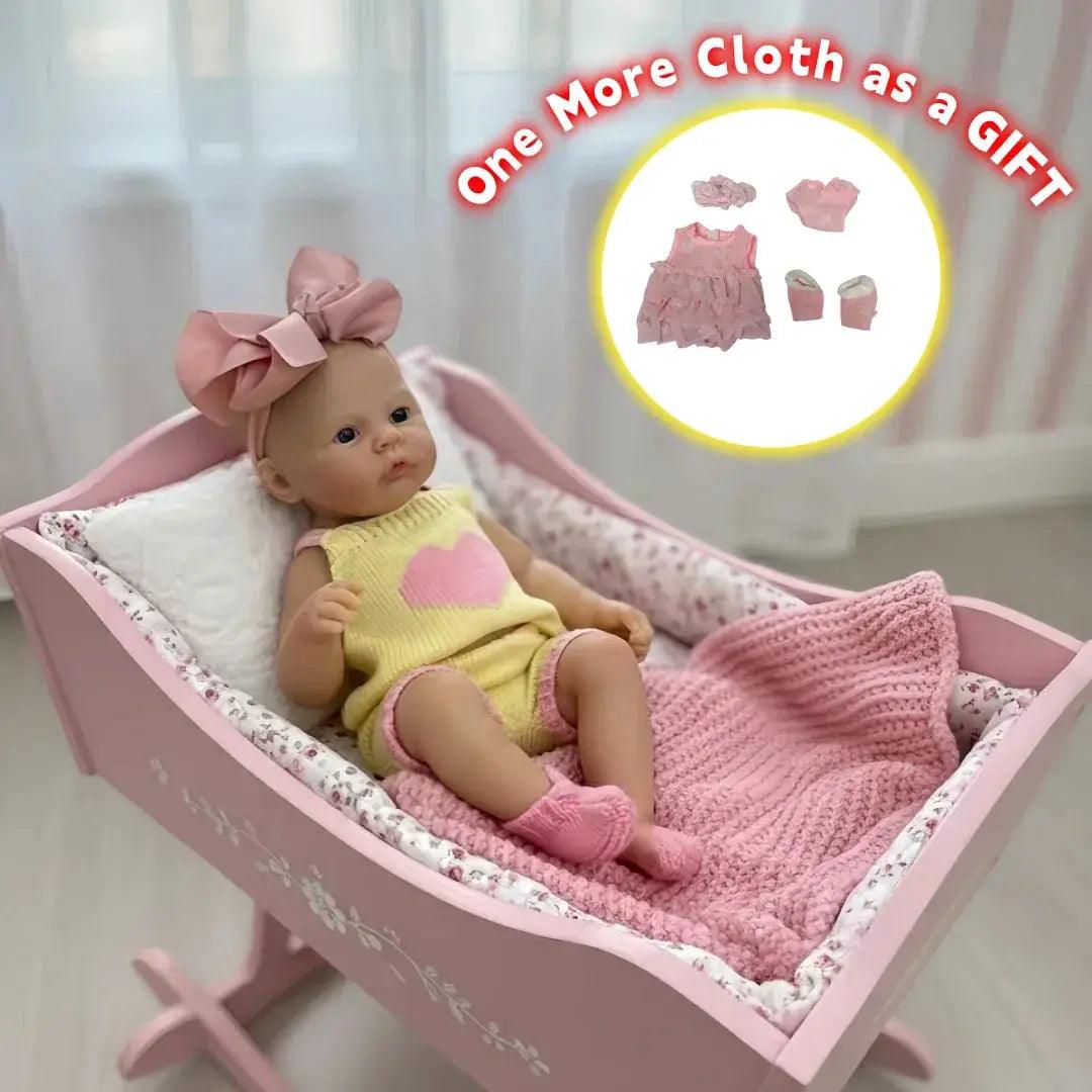  Silicone Reborn Doll Soft Washable Open Mouth Meadow -  ToylandEU™
