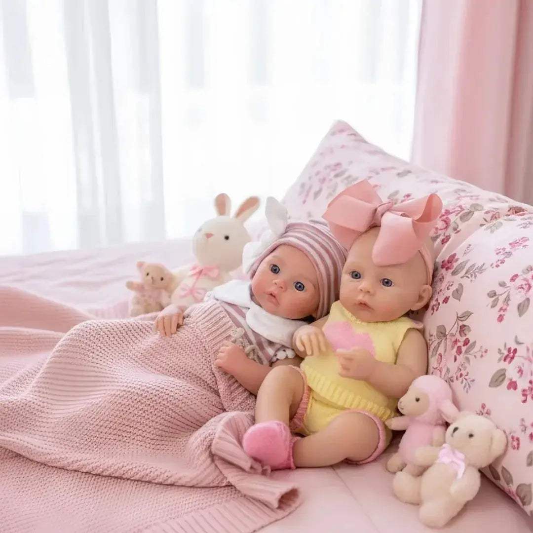  Silicone Reborn Doll Soft Washable Open Mouth Meadow -  ToylandEU™