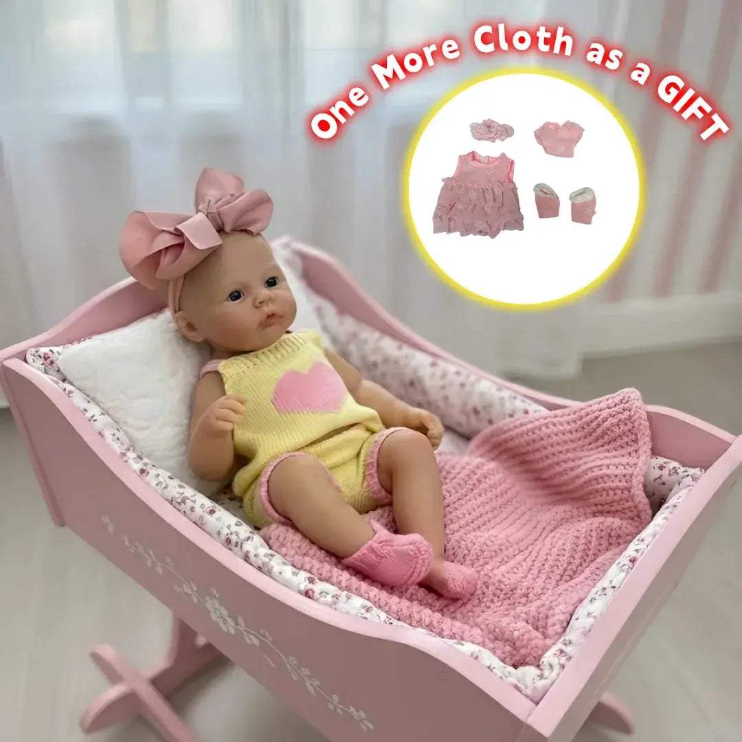  Silicone Reborn Doll Soft Washable Open Mouth Meadow -  ToylandEU™