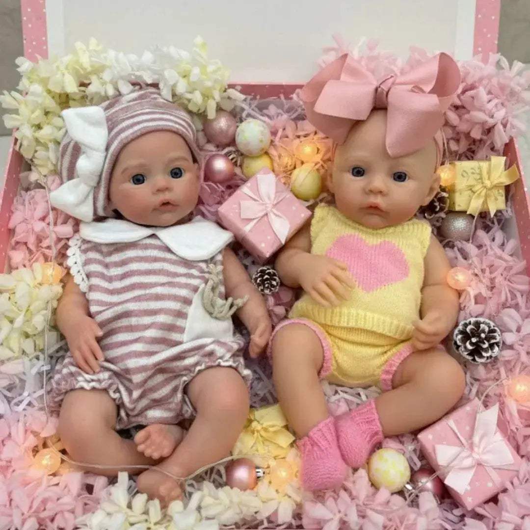 Silicone Reborn Doll With Open Mouth Meadow Style Washable - ToylandEU
