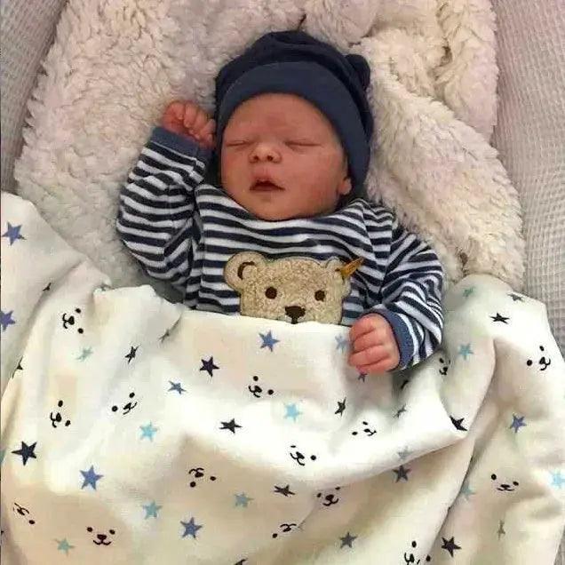  Silicone Reborn Toddler Doll - Lifelike Newborn Boy Doll With Flexible  -  ToylandEU™