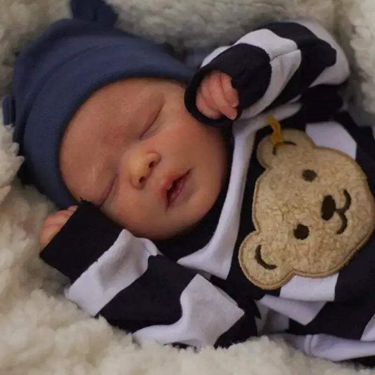  Silicone Reborn Toddler Doll - Lifelike Newborn Boy Doll With Flexible  -  ToylandEU™