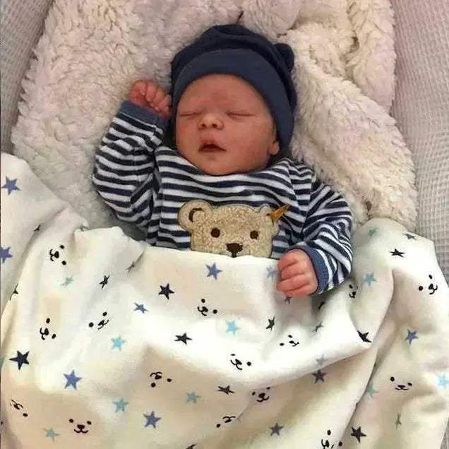  Silicone Reborn Toddler Doll - Lifelike Newborn Boy Doll With Flexible  -  ToylandEU™