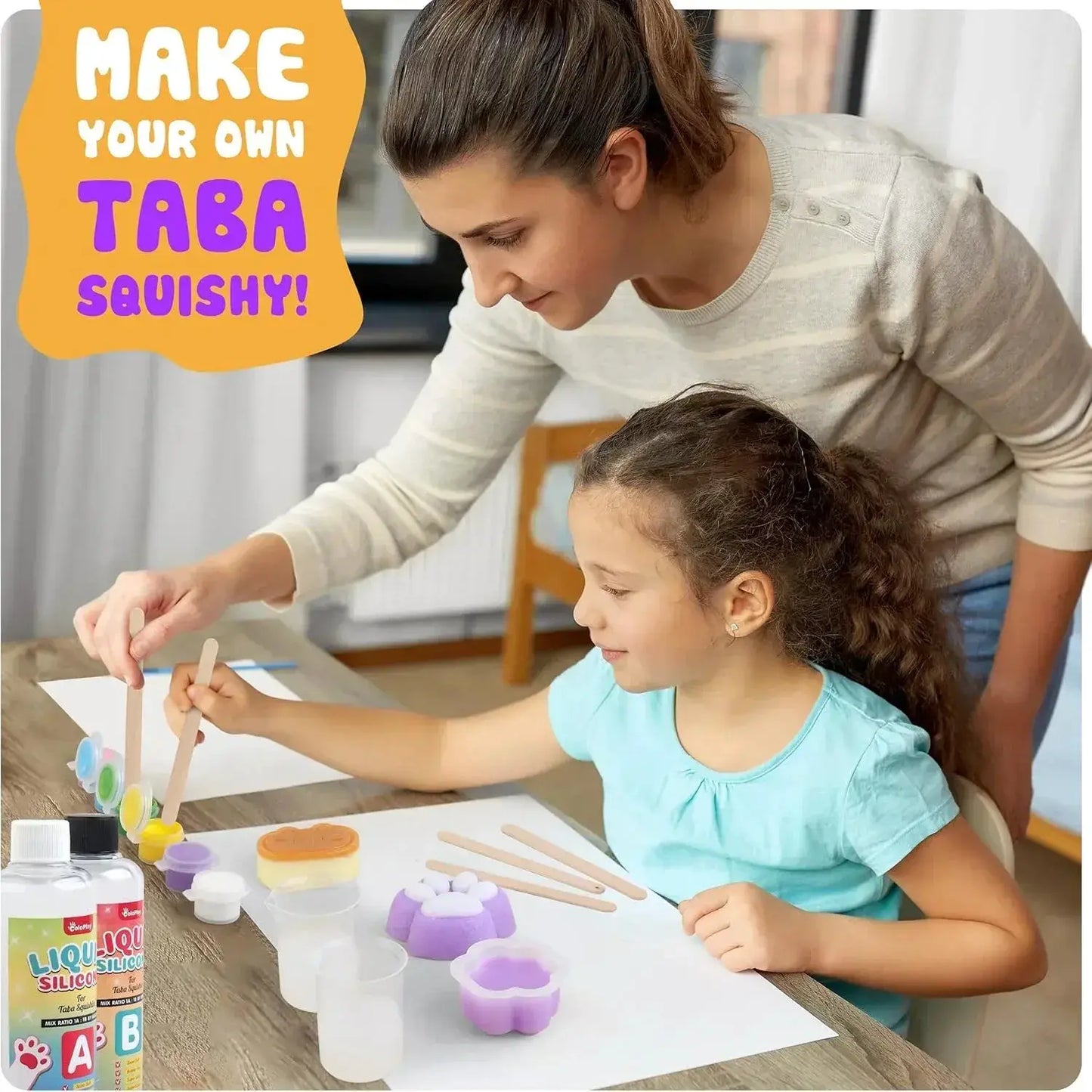 Silicone Squishy Kit With Guided Mold Bubble Free Quick Cure - ToylandEU
