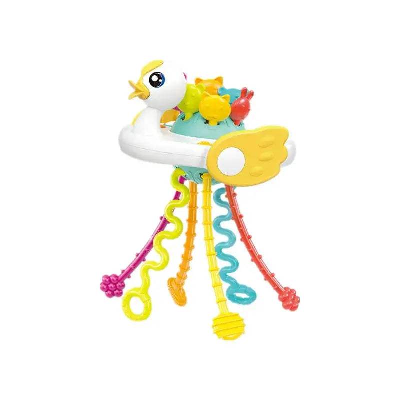 Silicone Teething Rattle Toy For Babies Montessori Sensory Educational Play - ToylandEU