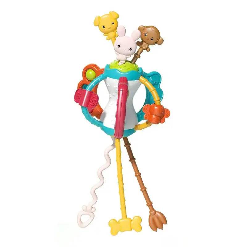 Silicone Teething Rattle Toy For Babies Montessori Sensory Educational Play - ToylandEU