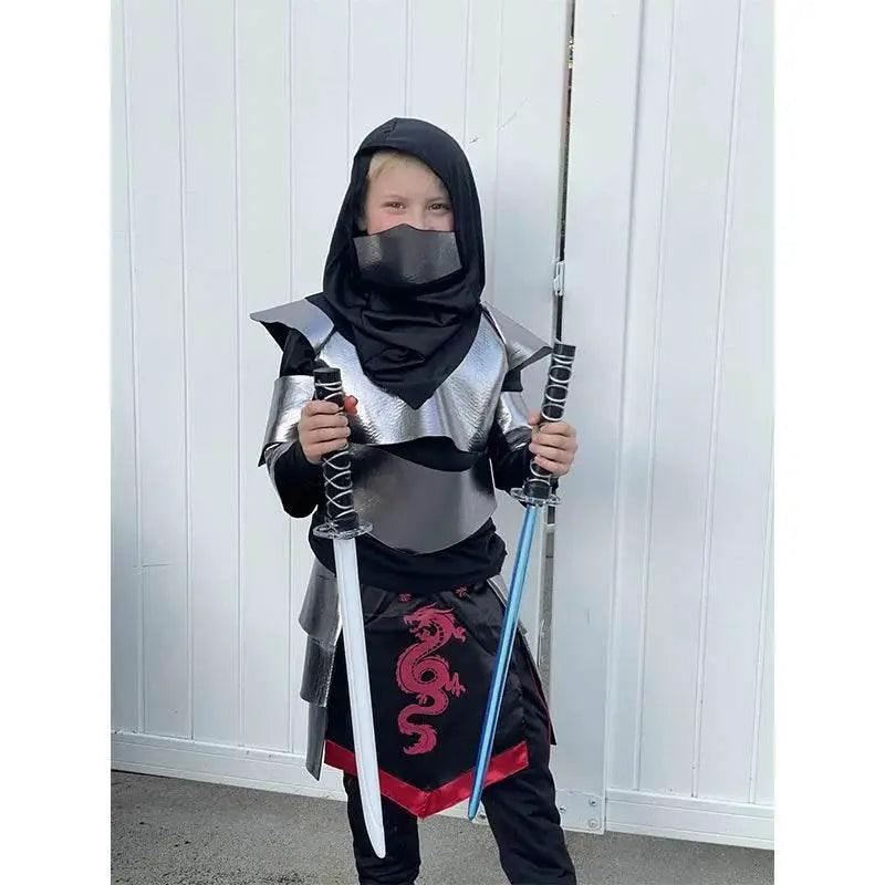  Silver Dragon Ninja Costume for Boys - Perfect for Halloween & Festivities -  ToylandEU™