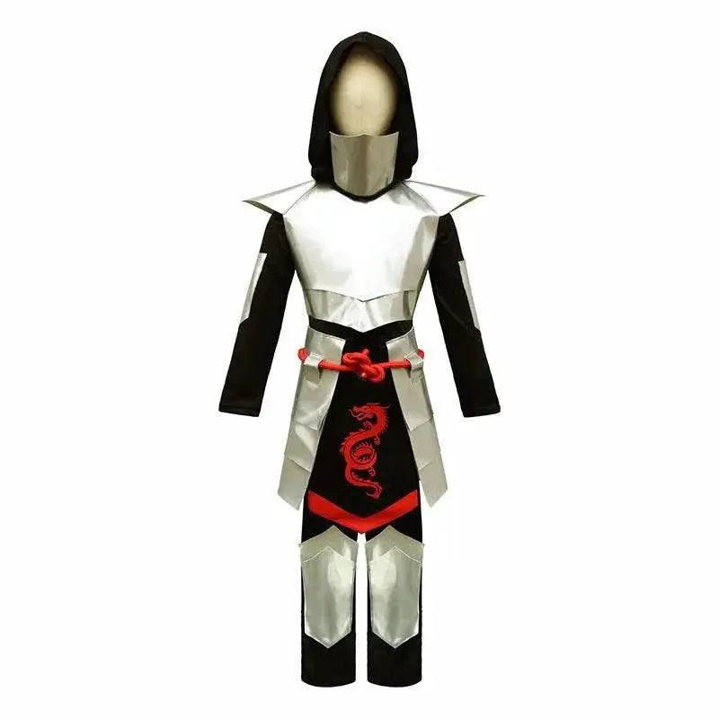  Silver Dragon Ninja Costume for Boys - Perfect for Halloween & Festivities -  ToylandEU™