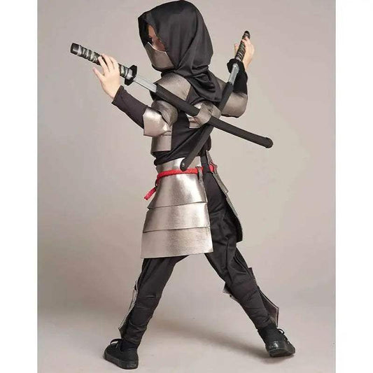 Silver Dragon Ninja Costume for Boys - Perfect for Halloween & Festivities - ToylandEU