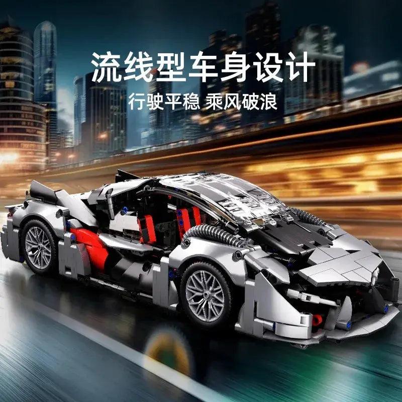  Silver Model Car Building Blocks Set For Adults Premium -  ToylandEU™
