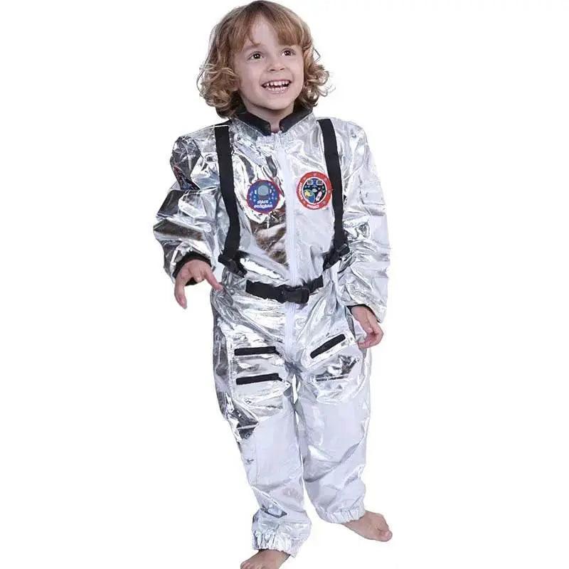  Silver Space Explorer Astronaut Costume for Kids - Unisex Costume & Helmet -  ToylandEU™