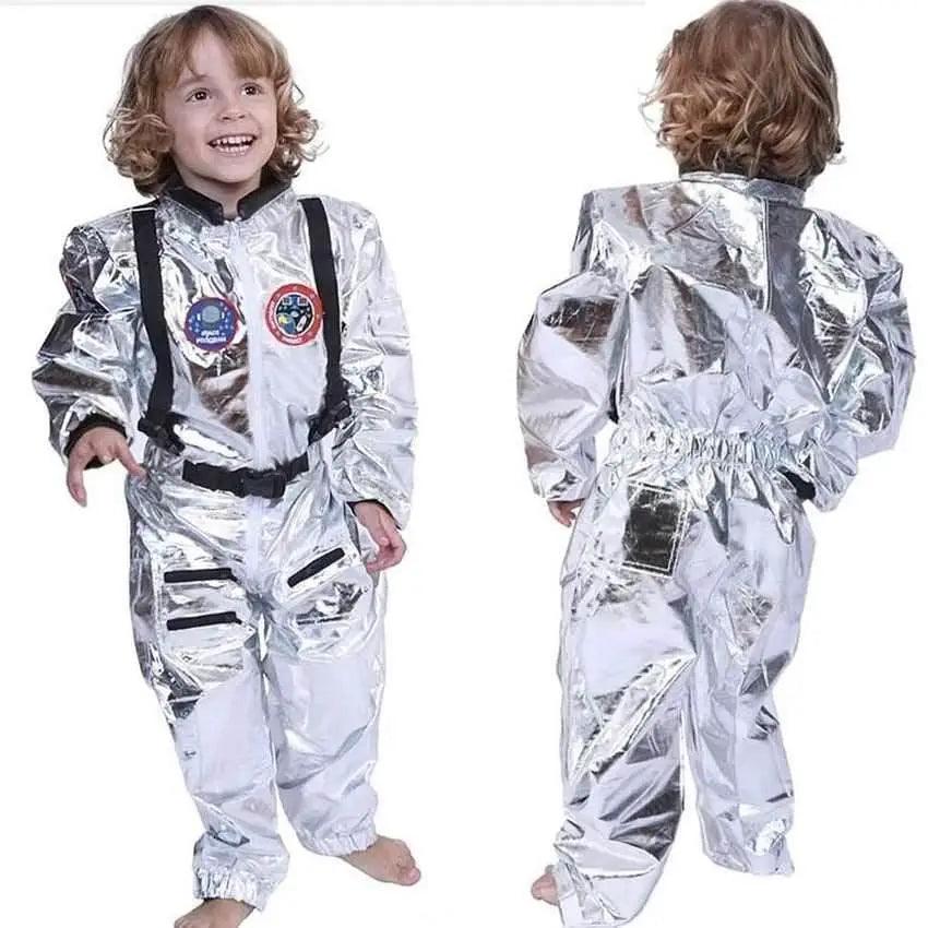  Silver Space Explorer Astronaut Costume for Kids - Unisex Costume & Helmet -  ToylandEU™