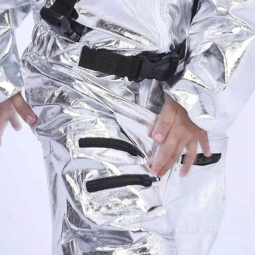  Silver Space Explorer Astronaut Costume for Kids - Unisex Costume & Helmet -  ToylandEU™