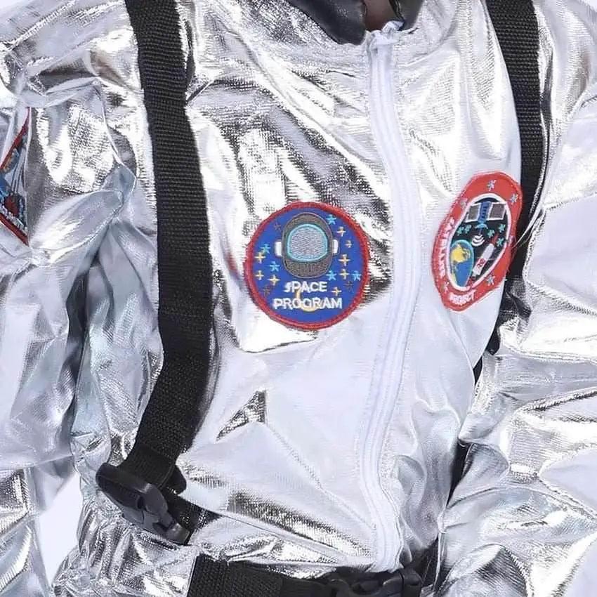  Silver Space Explorer Astronaut Costume for Kids - Unisex Costume & Helmet -  ToylandEU™