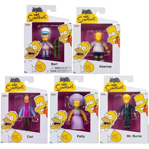  Simpsons Action Figures Poseable 2.5 Inch Jakks Pacific 