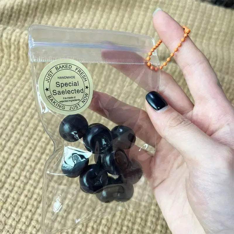 Simulated Blueberry TPR Squishy Squeeze Toy Key Chain - ToylandEU