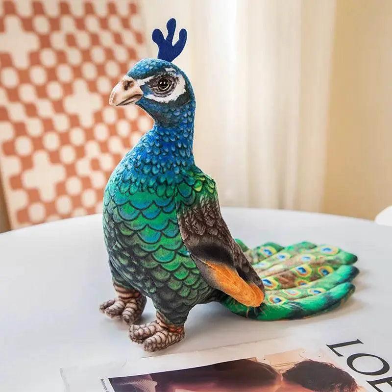  Simulation Blue Peacock Stuffed Animal for Kids Gifts -  ToylandEU™