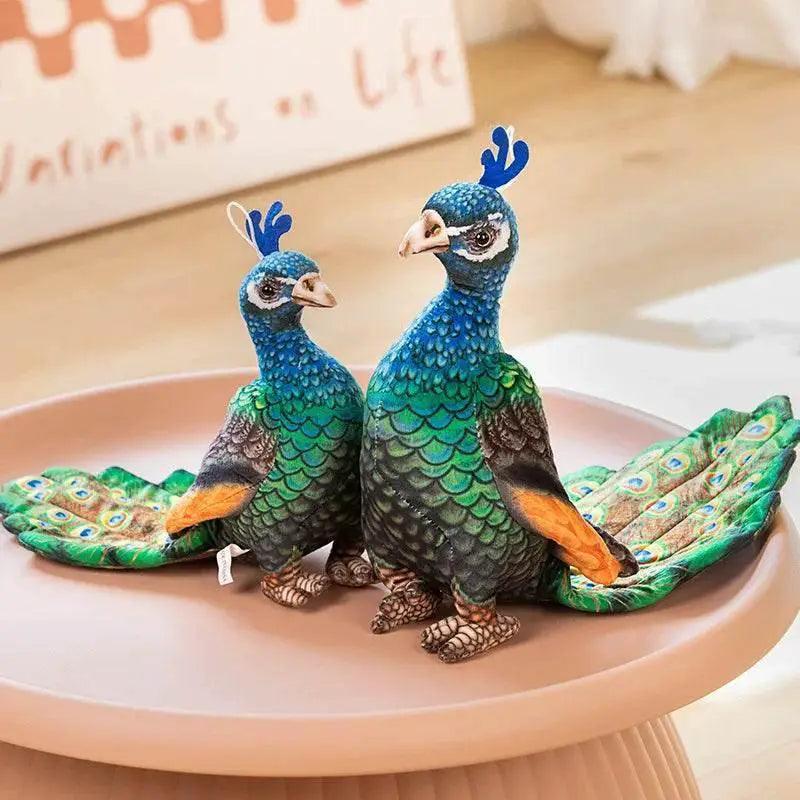  Simulation Blue Peacock Stuffed Animal for Kids Gifts -  ToylandEU™