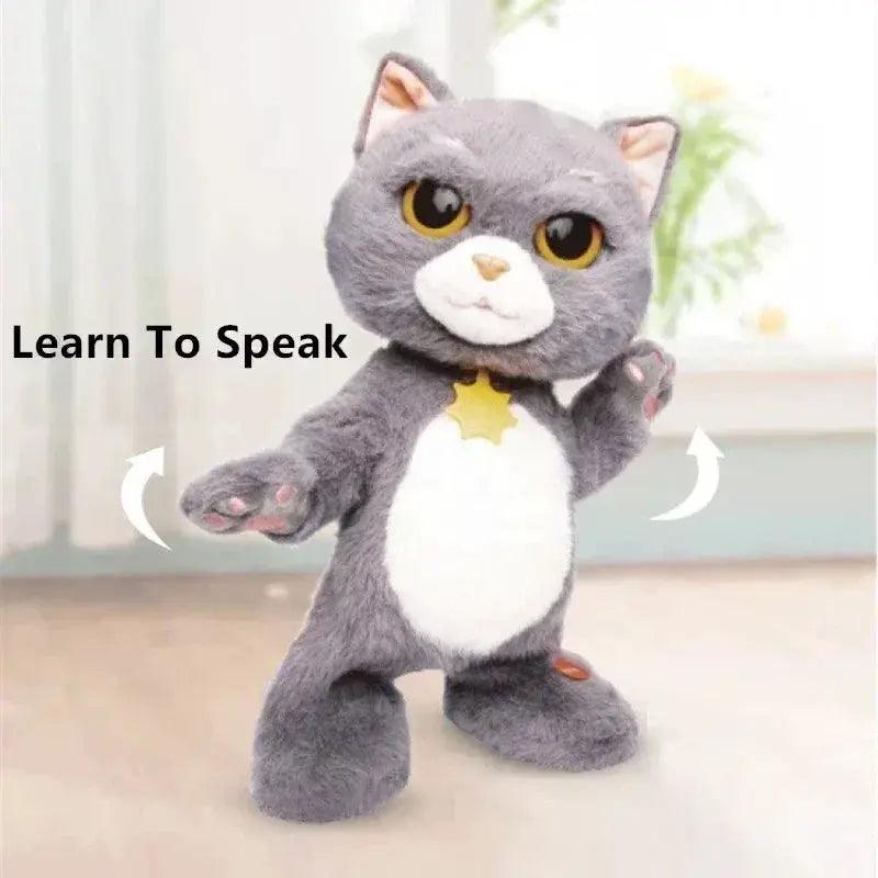  Singing Walking Talking Plush Cat Toy Realistic Motion -  ToylandEU™