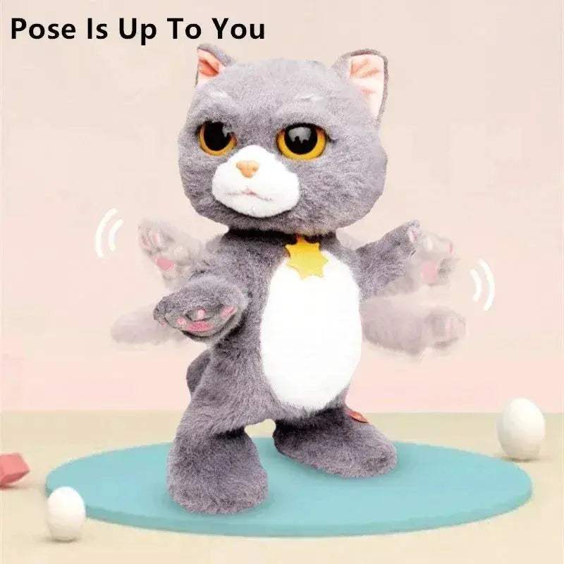 Singing Walking Talking Plush Cat Toy With Realistic Motion - ToylandEU