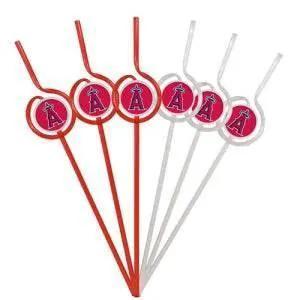  Los Angeles Angels Team Sipper Straws BPA Free 6 Pack -  ToylandEU™