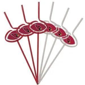  Arizona Cardinals Team Sipper Straws Pack 6 BPA Free -  ToylandEU™