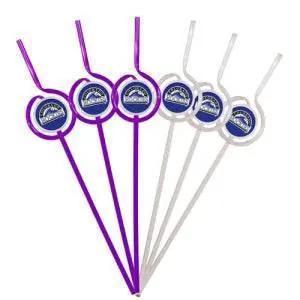  Colorado Rockies Team Sipper Straws Pack 6 BPA Free -  ToylandEU™