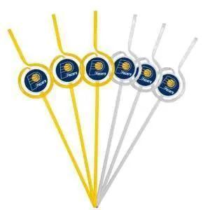  Indiana Pacers Team Sipper Straws Six Pack BPA Free Logo -  ToylandEU™
