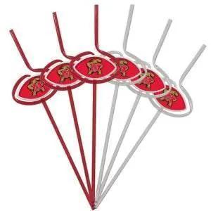  Maryland Terrapins Team Sipper Straws BPA Free Pack 6 -  ToylandEU™