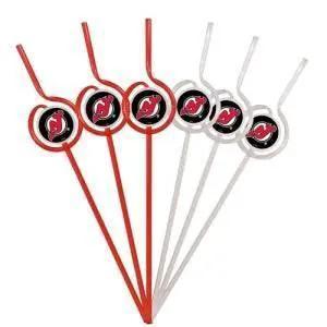  New Jersey Devils Team Sipper Straws Pack 6 BPA Free -  ToylandEU™