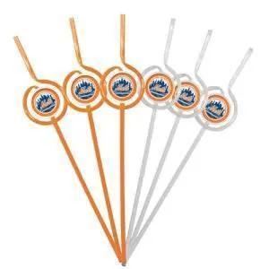  New York Mets Team Sipper Straws Six Pack BPA Free Fun -  ToylandEU™
