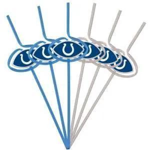  Indianapolis Colts Team Sipper Straws Six Pack Official -  ToylandEU™