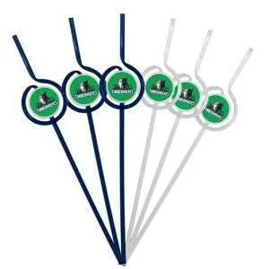  Minnesota Timberwolves Team Sipper Straws Six Pack Co -  ToylandEU™