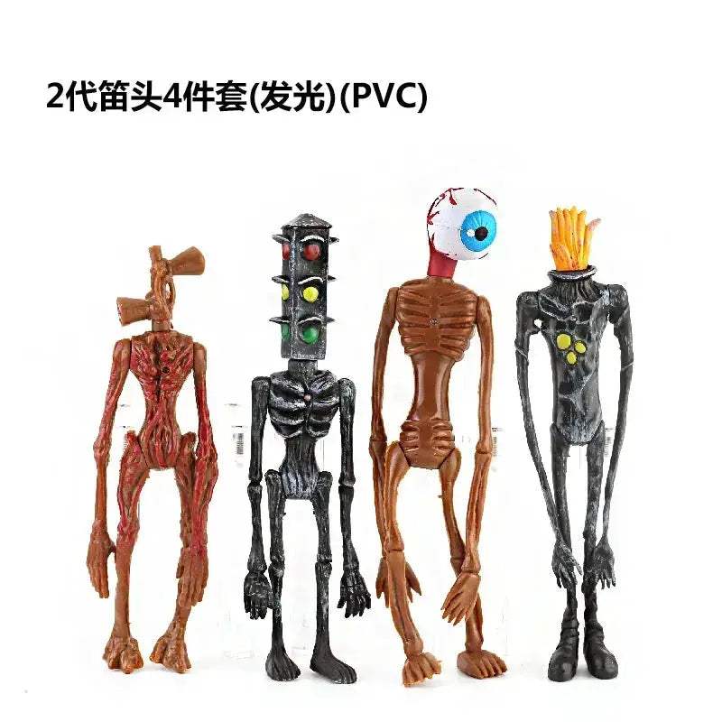 Siren Head Model Set Glow PVC Horror Sculpture Toy - ToylandEU