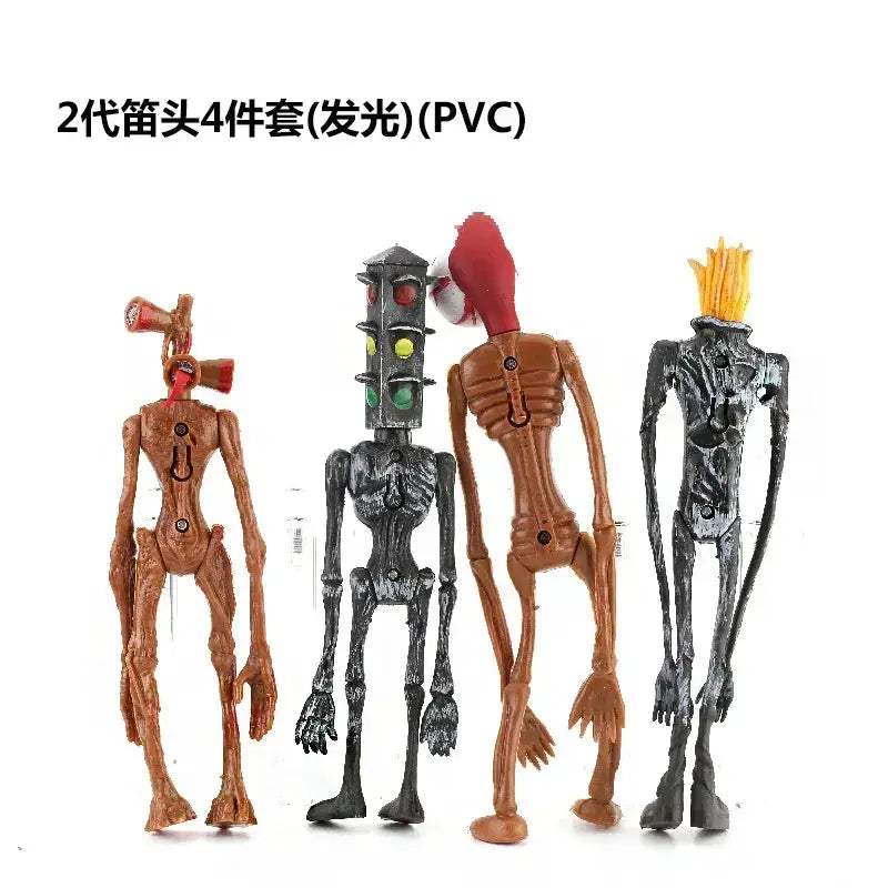 Siren Head Model Set Glow PVC Horror Sculpture Toy - ToylandEU
